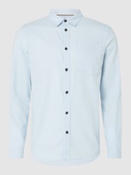 Regular fit linnen overhemd, model 'Louis' van Anerkjendt Blauw - 22