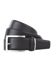 Leren riem van glad leer met dubbele ceintuurlus van Pierre Cardin - 35