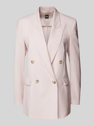 Blazer mit Brustleistentasche von BOSS Pink - 11