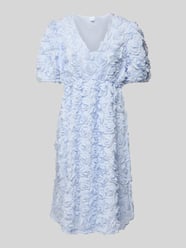 Midikleid mit Strukturmuster Modell 'ROSIVA' von YAS - 12