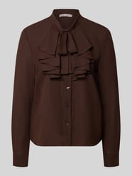 Regular Fit Schluppenbluse mit Rüschen von Christian Berg Woman Selection - 34