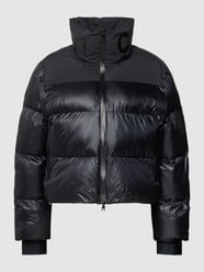 Gewatteerd jack met labelprint, model 'KATIE' van No.1 Como Zwart - 28