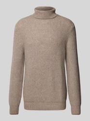 Strickpullover mit Rollkragen Modell 'ROLLI' von GRAN SASSO Beige - 17