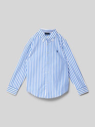 Regular Fit Hemd mit Button-Down-Kragen von Polo Ralph Lauren Kids Blau - 7