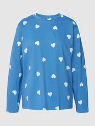 Pyjama-Oberteil mit Allover-Motiv-Print von Jake*s Casual - 36