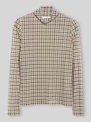 Longsleeve mit Mock Neck von s.Oliver RED LABEL Beige - 3