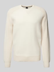 Gebreide pullover met ronde hals, model 'Ematero' van BOSS - 25