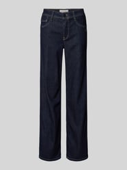 Wide Fit Jeans im 5-Pocket-Design Modell 'AMELIE' von Gang Blau - 5