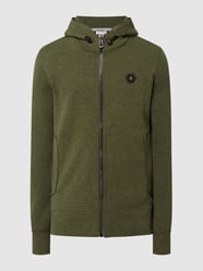 Sweatjack in gemêleerde look  van NO EXCESS Groen - 9