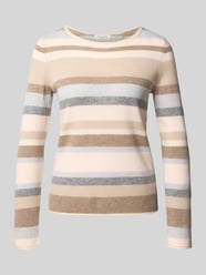 Regular fit shirt met lange mouwen van puur kasjmier van Christian Berg Woman Beige - 35