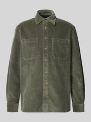 Regular Fit Hemdjacke aus Cord mit Kentkragen von Christian Berg Men - 20