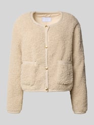 Jacke mit Knopfleiste von ZABAIONE Beige - 43