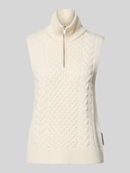 Relaxed Fit Pullunder aus reinem Woll-Mix Modell 'OLAIAAS CABLE' von Armedangels - 39