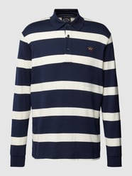 Poloshirt met blokstrepen van Paul & Shark Wit - 17