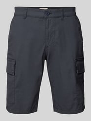 Bermudy o kroju regular fit z kieszeniami cargo od camel active - 34