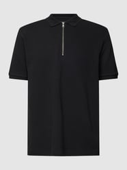 Poloshirt mit Reißverschluss von Marc O'Polo Schwarz - 10
