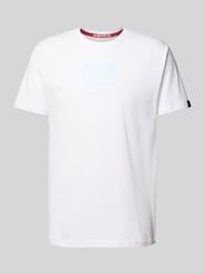 T-Shirt mit Label-Print von Alpha Industries Weiß - 36