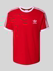 T-Shirt mit Label-Stitching und Rundhalsausschnitt von adidas Originals - 5