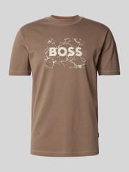 T-Shirt mit Label-Print von BOSS Orange - 34