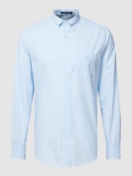 Freizeithemd mit Streifenmuster von Gant Blau - 16