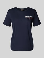 Regular Fit T-Shirt aus reiner Baumwolle mit Logo-Print von Gant - 14