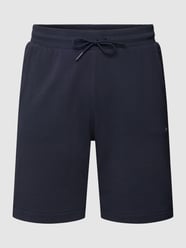 Sweatshorts mit Logo-Stitching von Napapijri Blau - 41