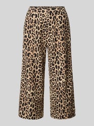 Stoffhose aus Viskose-Mix im Allover-Look Modell 'PRISILLA' von VILA Beige - 8