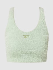 Krótki top z logo  od Reebok Active Zielony - 24