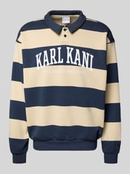 Oversized Sweatshirt mit Polokragen Modell 'Heritage' von Karl Kani - 35