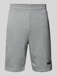 Regular Fit Sweatshorts mit Label-Stitching Modell 'ESS No. 1' von PUMA PERFORMANCE - 8