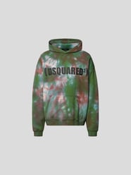 Hoodie mit Allover-Muster von Dsquared2 Grün - 19