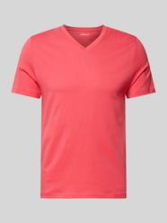 T-Shirt mit Label-Print von s.Oliver RED LABEL Orange - 36