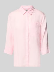 Regular Fit Leinenbluse mit Brusttasche Modell 'Vickie' von Brax Pink - 2