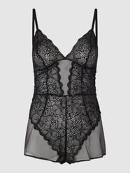 Body van kant van DKNY Grijs / zwart - 19