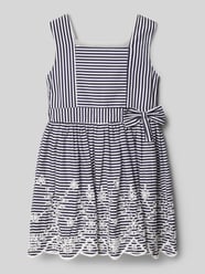 Regular fit jurk met florale stitching van DANAMADE - 47