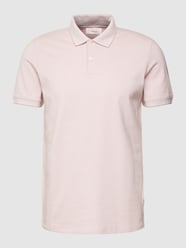 Poloshirt mit Polokragen Modell 'Birdseye' von s.Oliver RED LABEL Rosa - 32