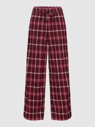 Pyjama-Hose mit Karomuster Modell 'Single Pants long leg' von Esprit Bordeaux - 17