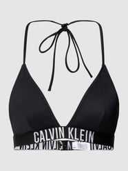 Bikini-Oberteil in Triangel-Form von Calvin Klein Underwear Grau / Schwarz - 34