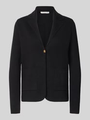 Regular Fit Strickjacke aus Viskose-Mix mit Reverskragen von Christian Berg Woman - 13