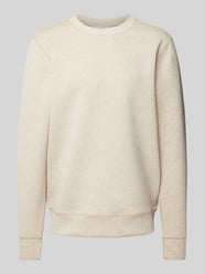 Sweatshirt met ribboorden, model 'Sebastian' van Casual Friday Beige - 1