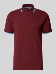 Slim Fit Poloshirt aus Baumwoll-Mix Modell 'ATLAS' von Selected Homme Bordeaux - 7
