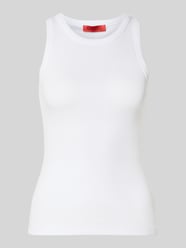 Top typu tank o kroju slim fit z mieszanki bawełny model 'FRAGOLA' od MAX&Co. - 14