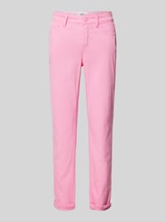 Regular Fit Jeans mit verkürzten Schnitt von Cambio Pink - 8