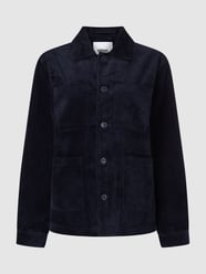 Hemdjacke aus Cord Modell 'Kemp' von Minimum Blau - 31