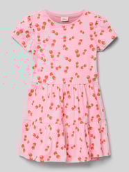 Ausgestelltes Stufenkleid aus Baumwoll-Mix mit Kappärmeln von s.Oliver RED LABEL - 21