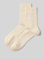 Socken aus Viskose-Mix im 2er-Pack von s.Oliver RED LABEL Beige - 36