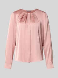 Overhemdblouse met blinde knoopsluiting van Christian Berg Woman Selection Fuchsia - 11