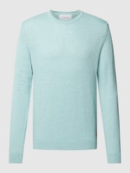 Strickpullover mit Rundhalsausschnitt Modell 'Kevin' von Baldessarini Grün - 23