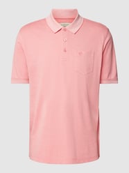 Poloshirt mit Polokragen von bugatti Orange - 28