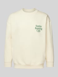 Sweatshirt met ribboorden van ANOTHER COTTON LAB - 1